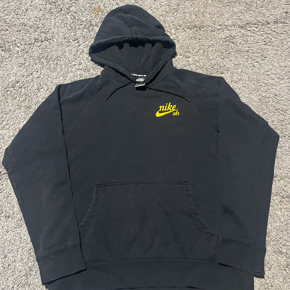 Nike hoodie SB BLACK LONG SLEEVE 2000’s Y2K rare